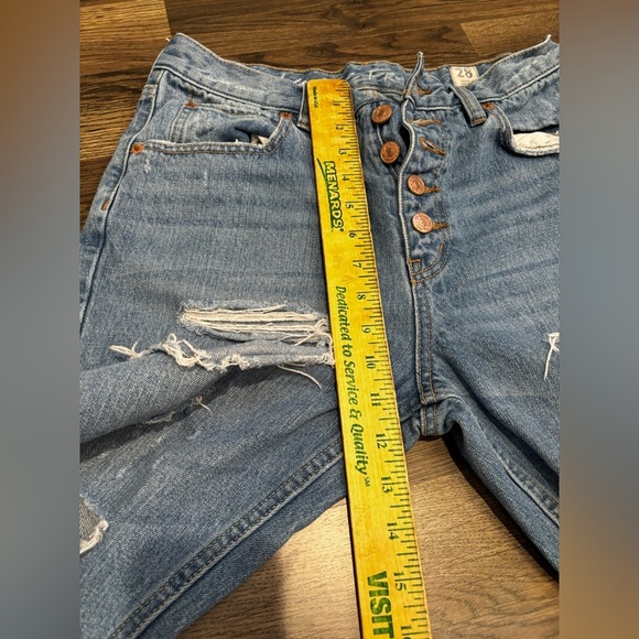 We The Free Light Blue Denim Jeans size 28 basic minimalist neutral daily - Picture 5 of 15